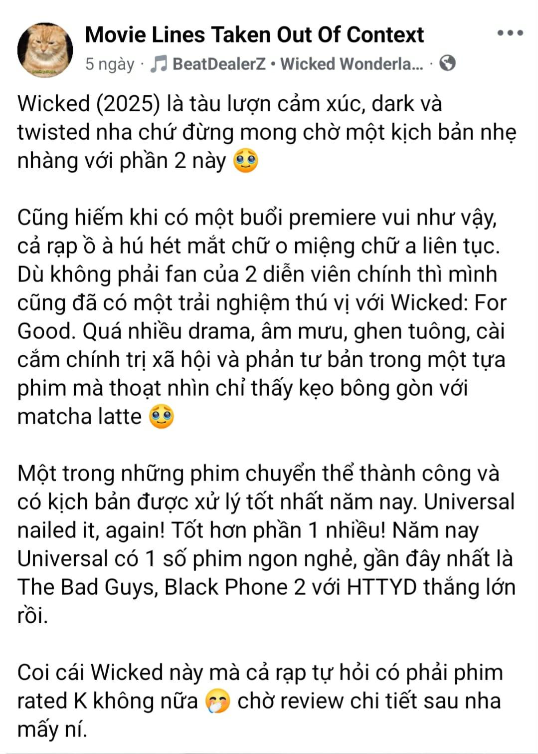 Ariana Grande trong vai Glinda