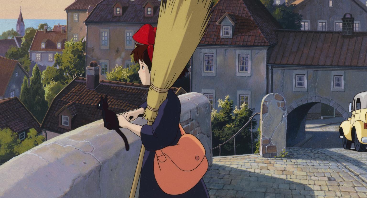 Cảnh bay lượn trong Dịch vụ giao hàng của phù thuỷ Kiki